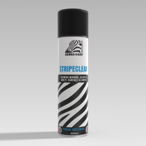 Zebra Coat StripeClean  Foaming Mirror, Glass & Multi-Surface Cleaner – 600ml